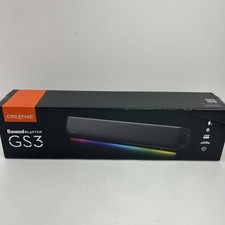 Creative Labs Sound Blaster GS3 Compact Gaming Soundbar Black 