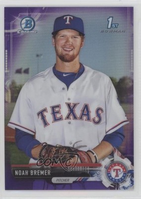 2017 Bowman Draft Chrome Purple Refractor 57/250 Noah Bremer #BDC-127 fm0