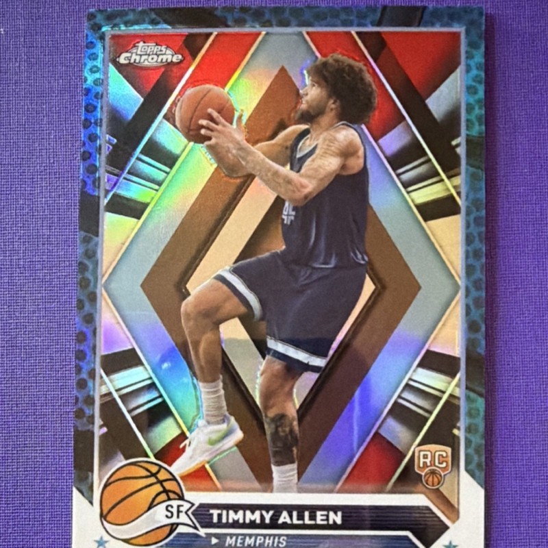Topps Chrome 2023-24 Timmy Allen Memphis Grizzlies Rookie #138