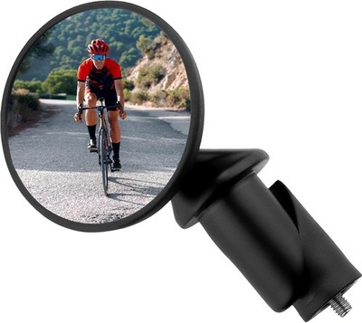 CatEye BM-45 Lenkerenden Fahrradspiegel schwarz 45mm Weitwinkel einzeln für Drop Flat Bars