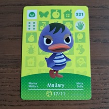 Nintendo Animal Crossing Mallary scheda amiibo 321 NFC Nintendo Switch