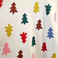 NWT Hanna Andersson FESTIVE FOREST ON ECRU HOLIDAY Pajamas UNISEX ADULT M
