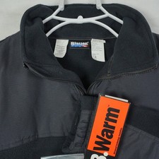 Blauer Mens Dark Navy Full Zip Fleece Jacket B Warm Style 4650 Size S