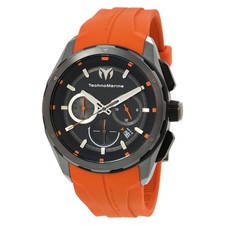 Technomarine OCEAN Chronograph GMT Quartz Black Dial Men's Watch TM-318099