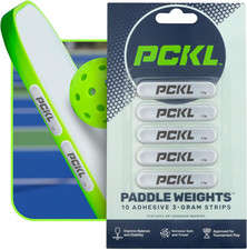Pickleball Paddle Lead Tape Strip Weights  10 Pre Cut 3G Strips for Improved Po
