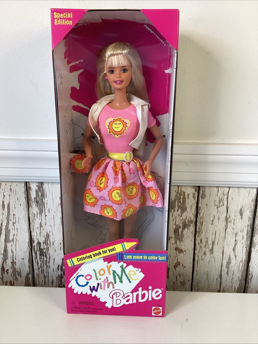 1997 COLOR WITH ME BARBIE - 19047 - ORIGINAL BOX UNOPENED