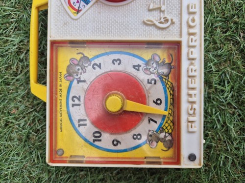 Vintage Fisher Price Music Box Clock Radio HickoryDickory Dock Musical Toy Japan - Picture 6 of 6