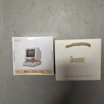 Divoom MiniToo Retro Bluetooth Speaker Portable Pixel Display Music Box Retro Co