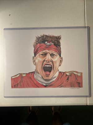 Artist Dan Stanley Artist Prints Kansas City Chiefs Patrick Mahomes NFL 14x11