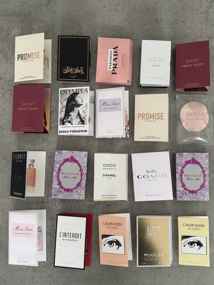 20 X Joblot Perfumes Miss Dior Mugler Alien Prada Coco Chanel