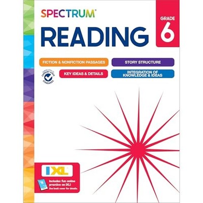 Spectrum Reading Workbook, Grade 6 -  NEW Carson Dellosa  2025
