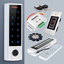 HOMSECUR Weatherproof IP66 APP WIFI Fingerprint PIN Access Control Touch Keypad