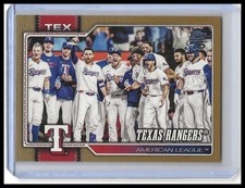 2026 Topps #258 Texas Rangers Gold #/2026