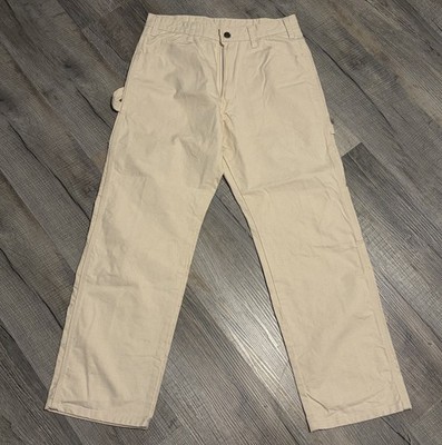 Dickies Cream Beige Painters Pants Size 32x30 Workwear Carpenter