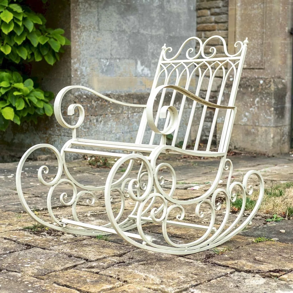 Shabby chic sales rocking chair