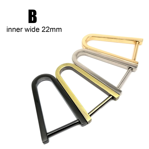 Metal Detachable Open Removable Shackle Handbag Leather Shoulder Hand Bag Strap - Picture 5 of 20