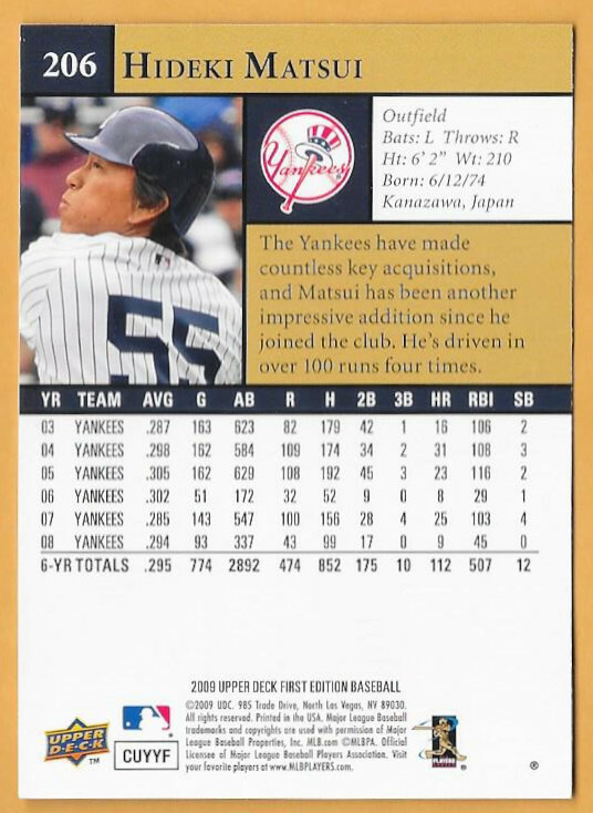書 The Legend of Hideki Matsui Japanese Baseball Cards: The Legend Of Hideki Matsui