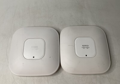Lot of 2 Cisco AIR-LAP1142N-A-K9 Dual-Band Controller-Based 802.11a/g/n WAP