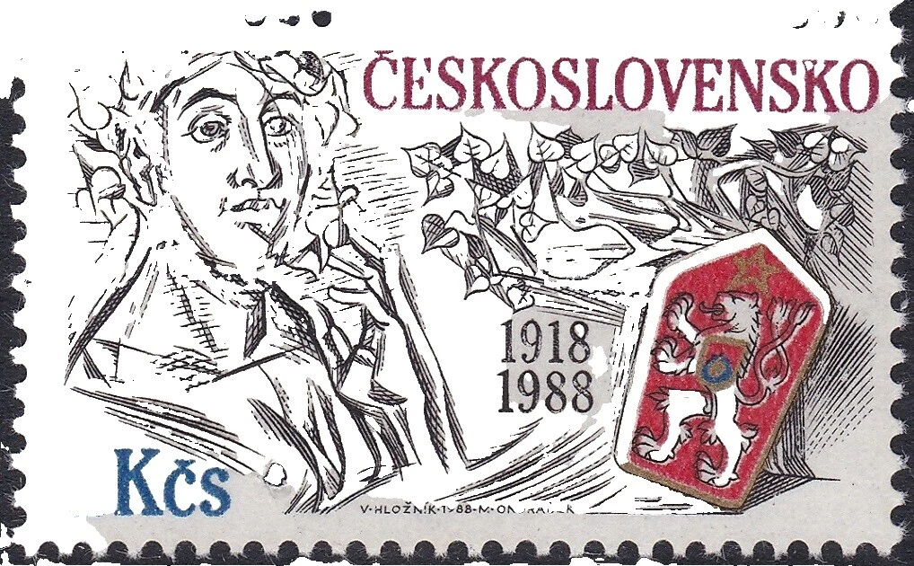 Checoslovaquia y Checa decimal 1981-1990 año de emisión sellos