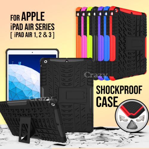 Kids Shockproof Heavy Duty Stand Case Cover For Apple iPad Air 1 2 3 10.5" 2019 - Picture 1 of 24