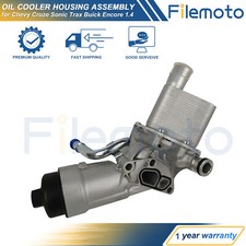Oil Cooler Housing Assembly + Filter for Chevy Cruze Sonic Trax Buick Encore 1.4