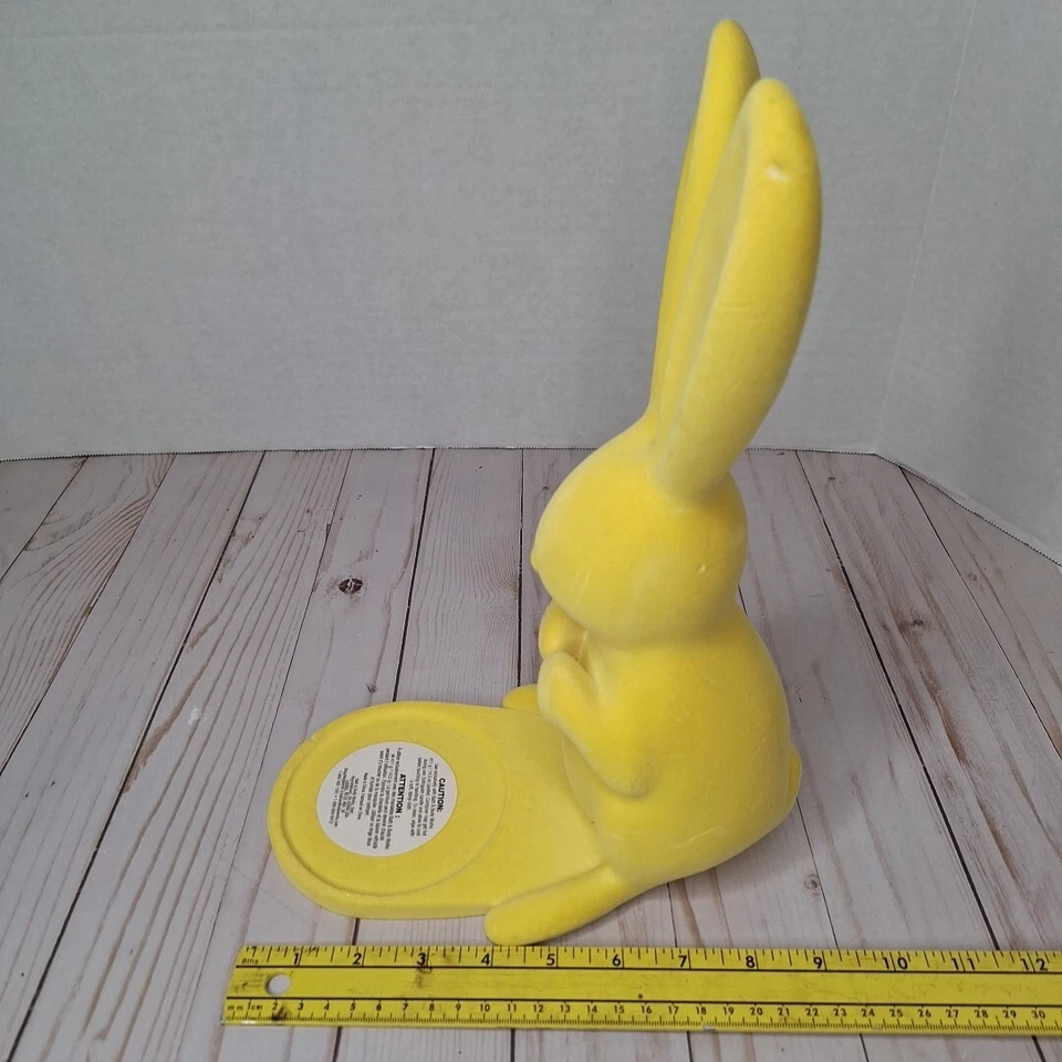Bath & Body Works желтый пасхальный кролик войлок 3 фитиля подсвечник - Изображение 3 из 4
