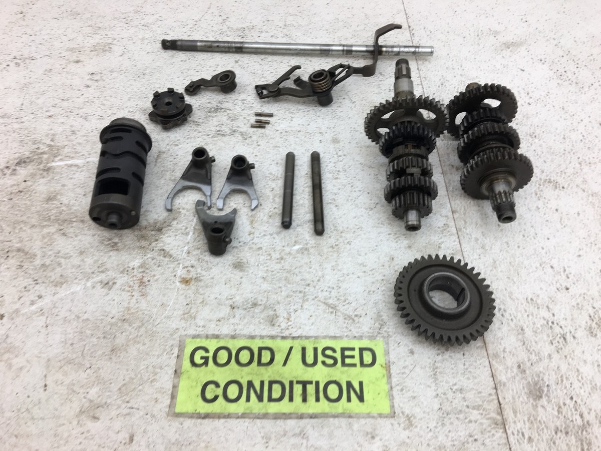 ❇いー❇ 95 YAMAHA BIG BEAR 250 TRANSMISSION TRANS TRANNY GEARS SHIFT FORKS