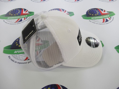 taylormade white mesh snap back trucker cap - Picture 4 of 4