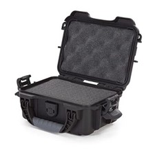 903 Small Waterproof Hard Case with Foam Insert 9.1" x 6.8" x 3.8"- Black