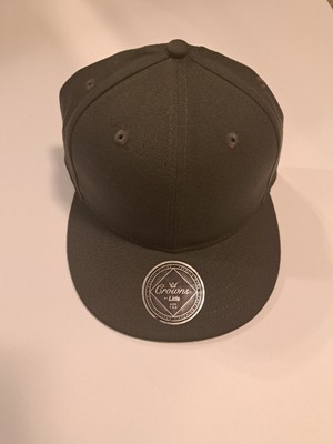 Crowns by Lids Blank Basic Fitted Cap 7 5/8 Charcoal New