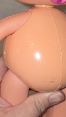 Lalaloopsy Babies Diaper Surprise Purple Hair Doll Black Button Eyes MGA 2014 - Picture 6 of 8