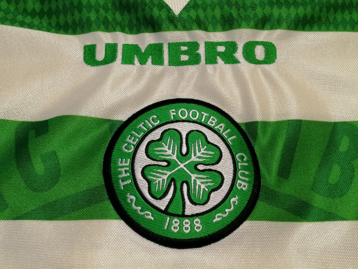 Celtic 1997 - 1999 home vintage football shirt jersey Umbro size