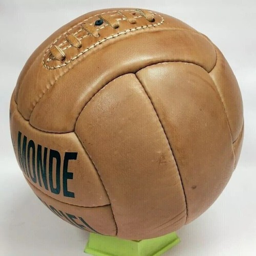 Palla da gioco campione svizzero del mondo FIFA Coppa del mondo 1954 100% pelle taglia 5 - Foto 2 di 6