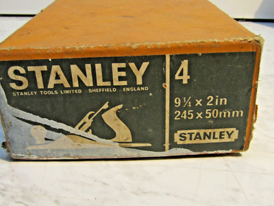VINTAGE TOOLS STANLEY BAILEY No 4 PLANE MADE IN ENGLAND Holz DIY HOME TISCHLEREI