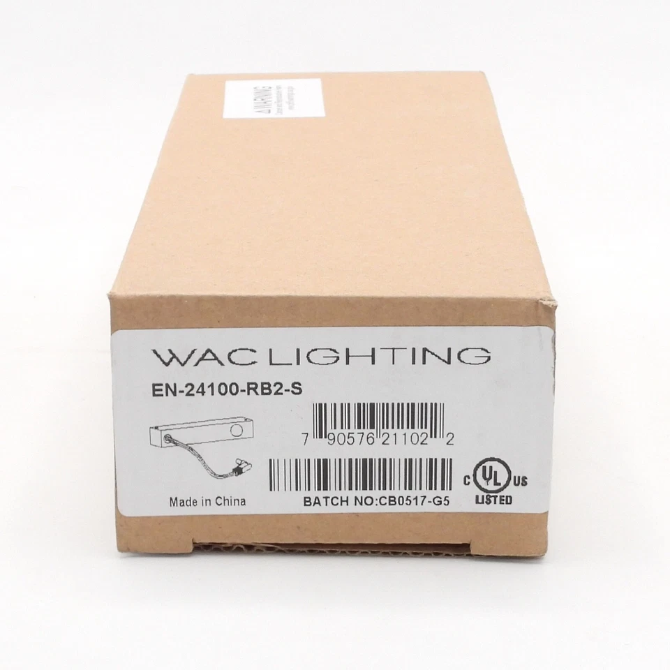 WAC Lighting 120V Input 24V Output 100W Remote Transformer (EN-24100-RB2-S) - Image 2 of 4