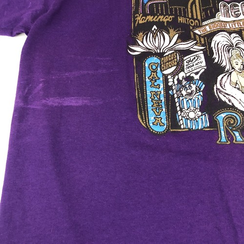 Vintage Purple T-Shirt Screen Stars Best Size XL Reno Nevada Tee Single Stitch - Picture 3 of 10