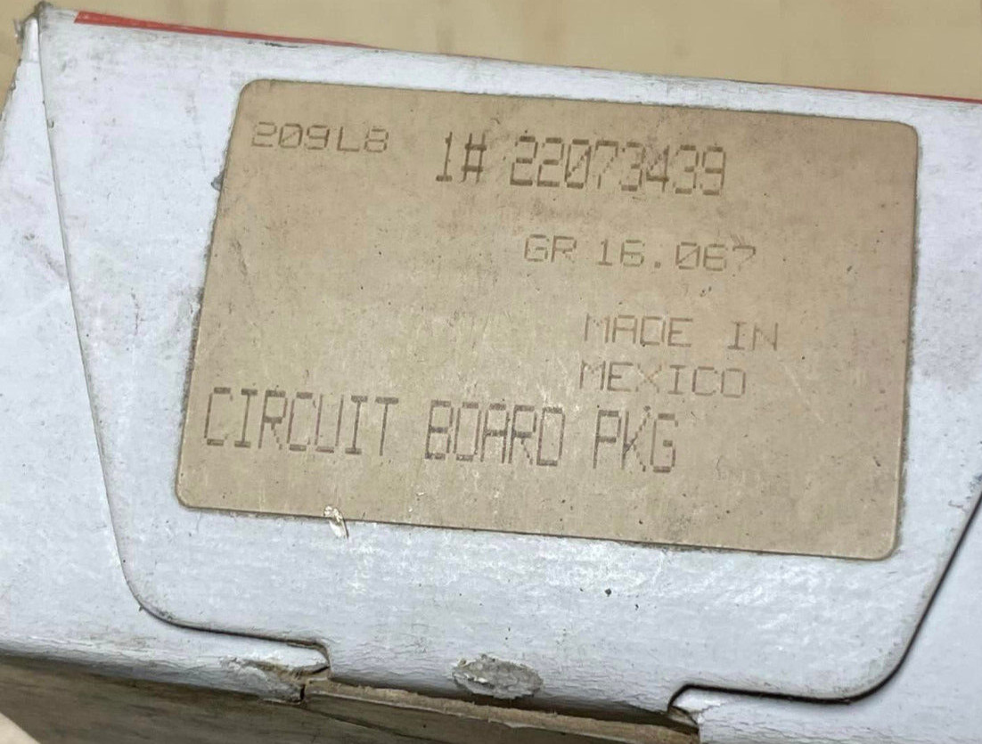NOS Delco GM 22073439 Windshield Wiper Circuit Board GR. 16.067 | eBay
