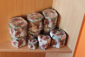 Détails Sur At 6 Boîtes De Noel Ou Boules Pour Sapin Neuf Déco Table Carton Imbriquées