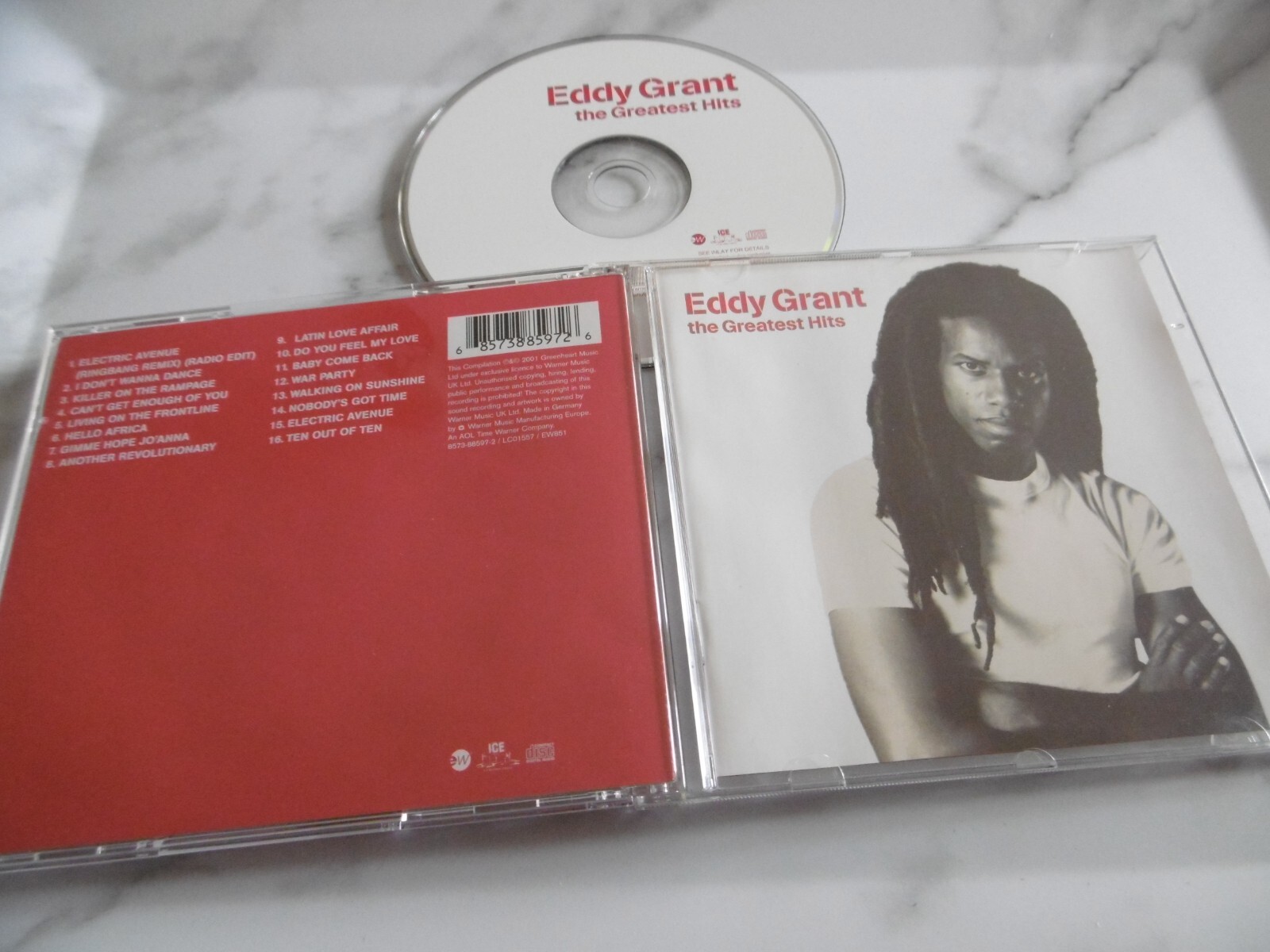EDDY GRANT GREATEST HITS CD HOPE JO'ANNA I DON'T WANNA DANCE ELECTRIC AVENUE