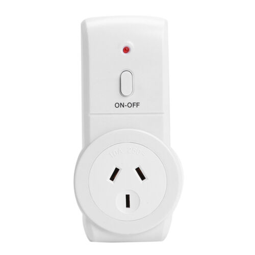 10A Mobile Plug 240V 50Hz Remote Control Portable Switch Socket for Home Kitchen - Picture 17 of 21