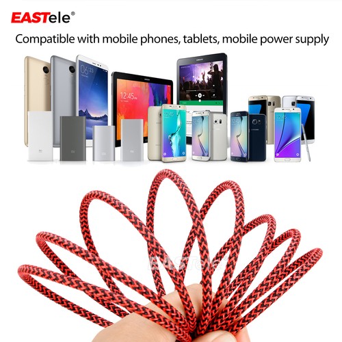 2x Fast Micro USB Data Charger Cable For Samsung Galaxy S7 EDGE S6 S5 S4 S3 HTC - Picture 5 of 11