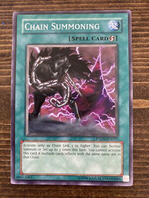 Yugioh! Chain Summoning - PTDN-EN057 - Common - Unlimited Edition Near Mint, Eng | eBay Yugioh! Chain Summoning - PTDN-EN057 - Common - Unlimited Edition Near Mint, Eng | eBay
