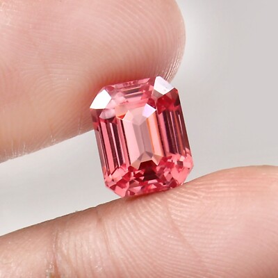 Natürlich Makellos Ceylon Padparadscha Saphir Lose Strahlender Schnitt Edelstein