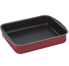 IBILI Roast Pan Venus 40X33X7 cm, Aluminium, Red, 40 x 33 x 7 cm