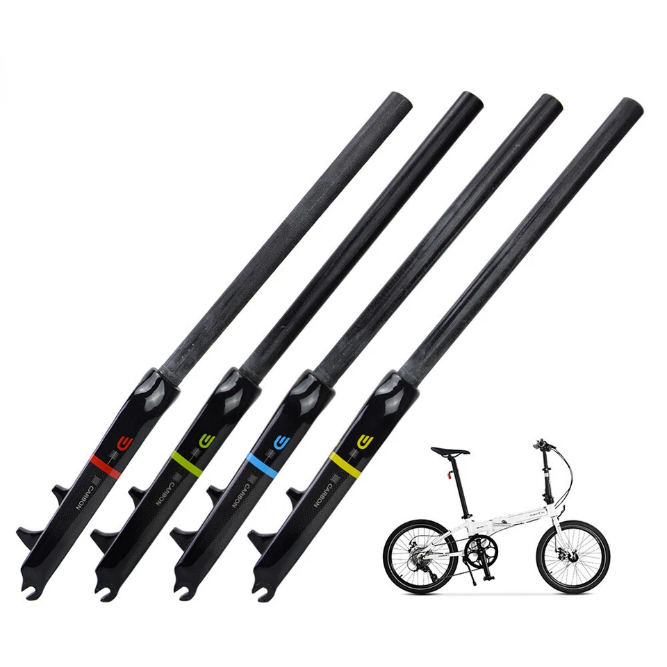 Carbon Fiber Fork 20" Disc Brake Folding Bike BMX Opening 74/100MM 28.6mm Forks - Image 3 of 4