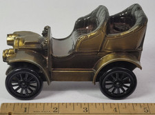 1906 Oldsmobile 1974 Banthrico Chicago Car Coin Bank Rare Vintage Brass Bronze