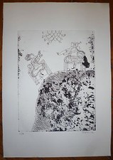 Foppiani Gustavo gravure originale signée art abstrait Pittsburgh Rome Italie