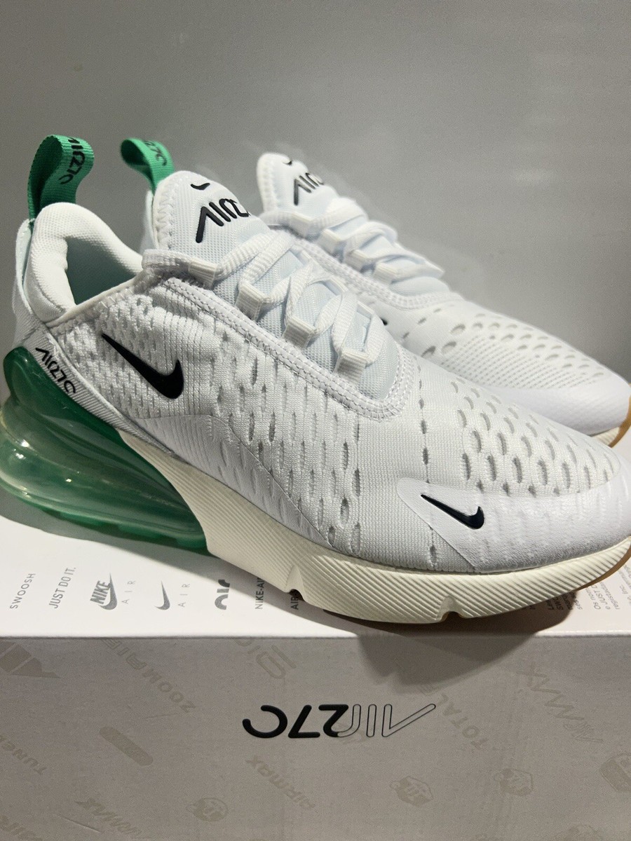 Air Max 270 Women's Size 9 White/Black-Summit White AH6789 125