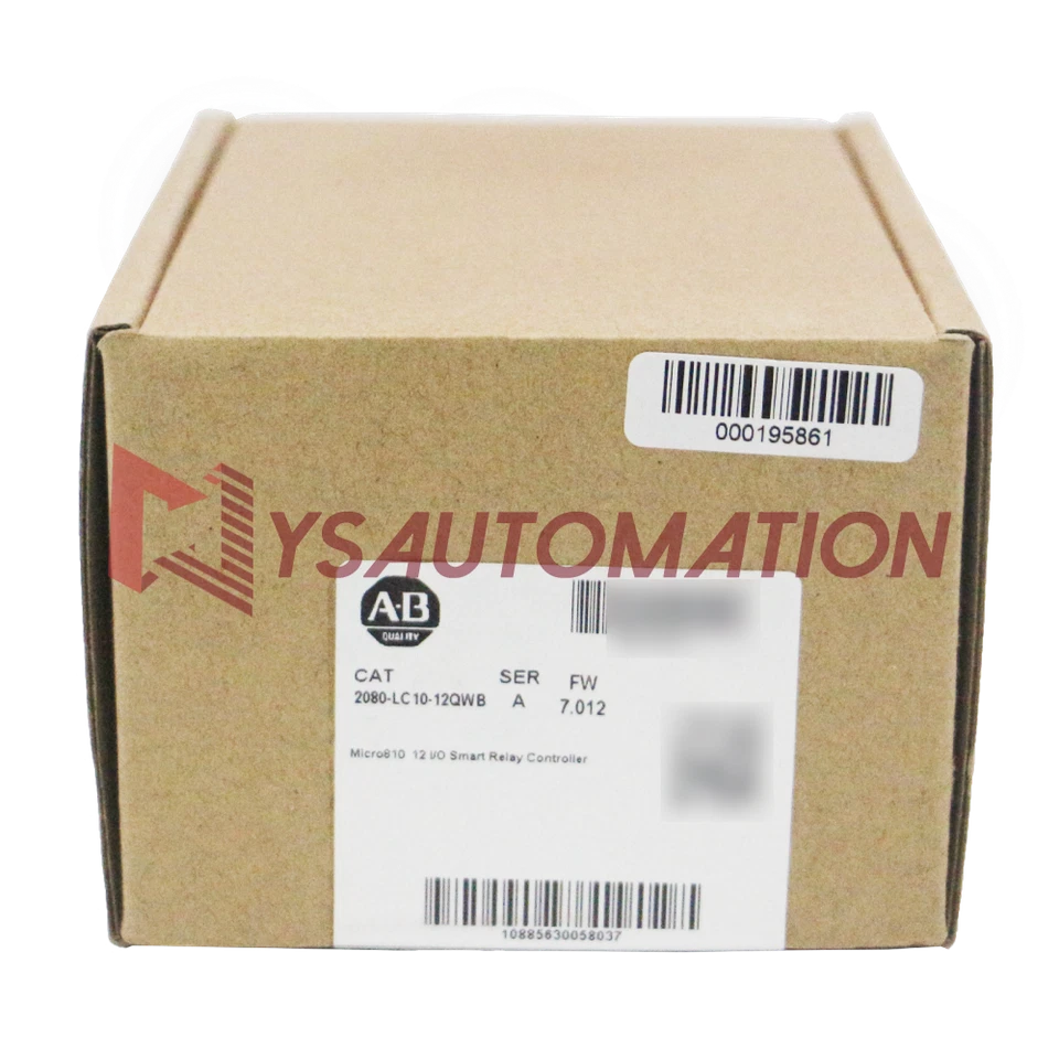 Nuevo controlador de relé inteligente Allen-Bradley 2080-LC10-12QWB Micro810 12 E/S Foto 2 de 3