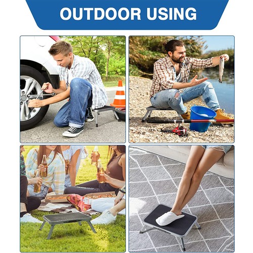 Caravan Entry Step Stool Door Mat RV Steps Camping Portable Foldable Accessories - Picture 7 of 12